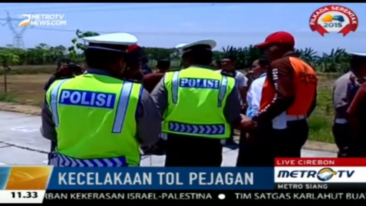Polres Cirebon Gelar Rekonstroksi Kecelakaan Maut di Tol Palikanci