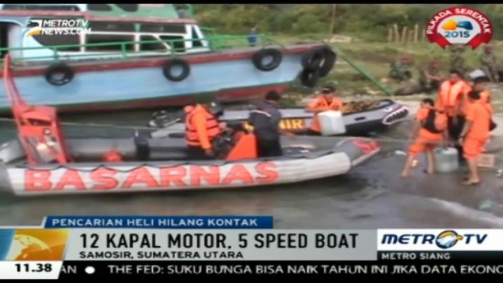 900 Personel TNI Sisir Perairan Danau Toba dalam Pencarian Helikopter EC-130