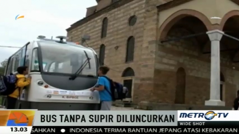 Wow, Ada Bus Tanpa Sopir di Yunani