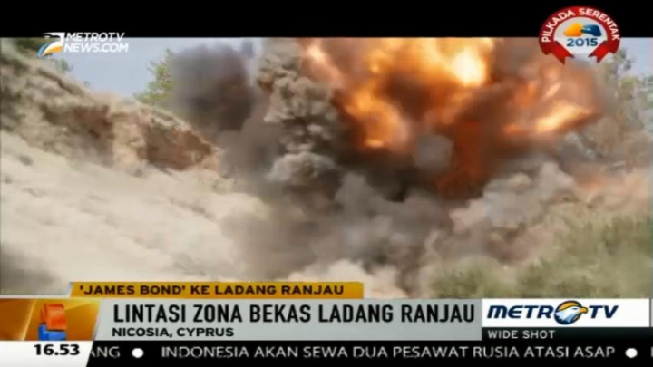 Aksi 'James Bond' di Ladang Ranjau