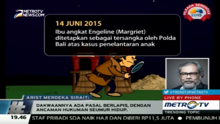 Dua Tersangka Pembunuh Angeline Terancam Hukuman Mati