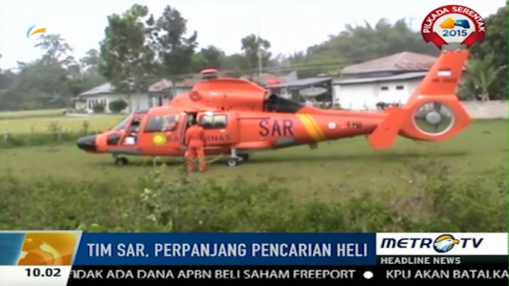 Tim SAR Perpanjang Waktu Pencarian 4 Korban Helikopter EC-150