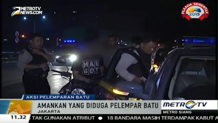 Jakarta Siaga I, Sejumlah Warga Diamankan Karena Diduga Melempar Batu