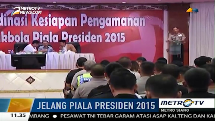 Jelang Piala Presiden, Polda Imbau Para Suporter Tak Gunakan Atribut Dulu