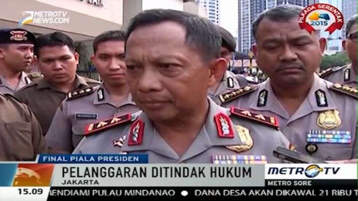 Jelang Pertandingan, Kapolda: Ketahuan Bawa Benda Tajam, akan Dihukum