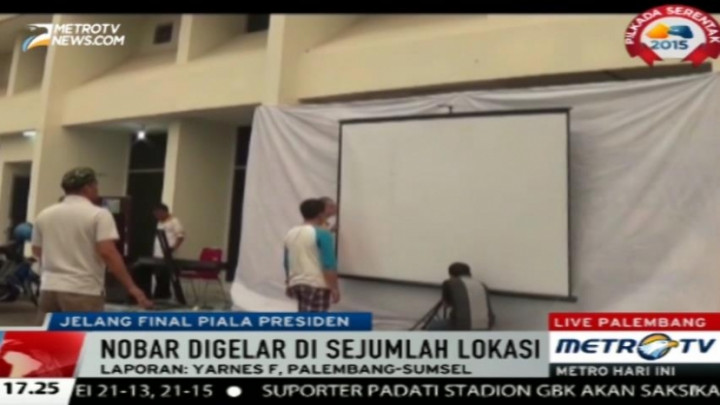 Acara Nobar Digelar di Sejumlah Lokasi di Palembang