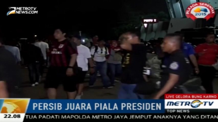 Situasi SUGBK Pascafinal Piala Presiden Kondusif