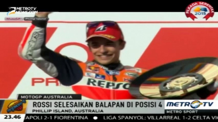 Marc Marquez Raih Podium Pertama di MotoGP Australia