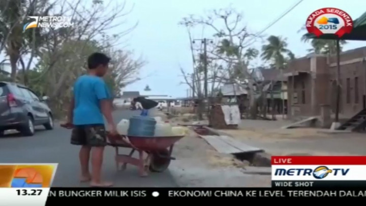 Kekeringan, Warga Barru Ambil Air Sejauh 1 Km