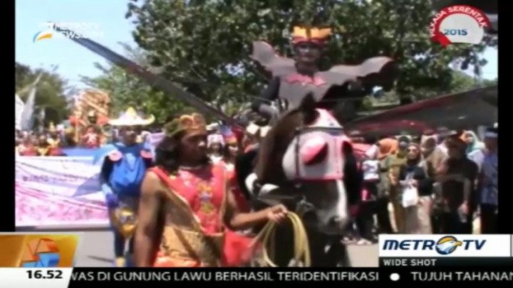 Karnaval Budaya Meriahkan HUT Ke-3 Kabupaten Pangandaran