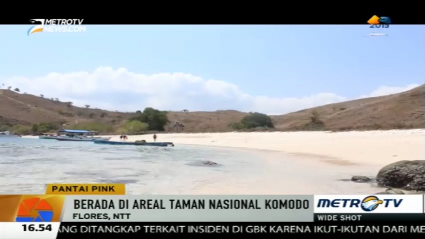 Pesona Pantai Merah di Flores Mulai Memudar