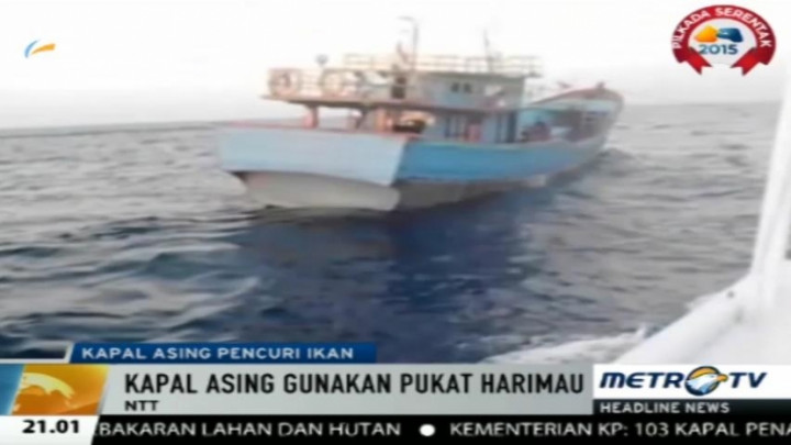 Penangkapan Kapal Asing di Perairan NTT Diwarnai Aksi Kejar-kejaran