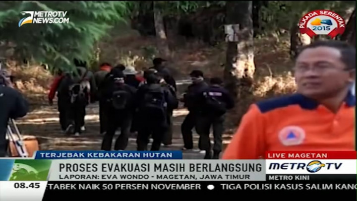 Lokasi Pencarian Korban Kebakaran Gunung Lawu Diperluas  