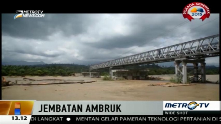 Jembatan Sepanjang 40 Meter Ambruk, Warga Desa Terancam Kelaparan