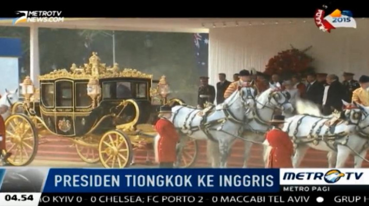 Bertemu dengan Ratu Elizabet II, Xi Jinping Disambut dengan Upacara Kerajaan