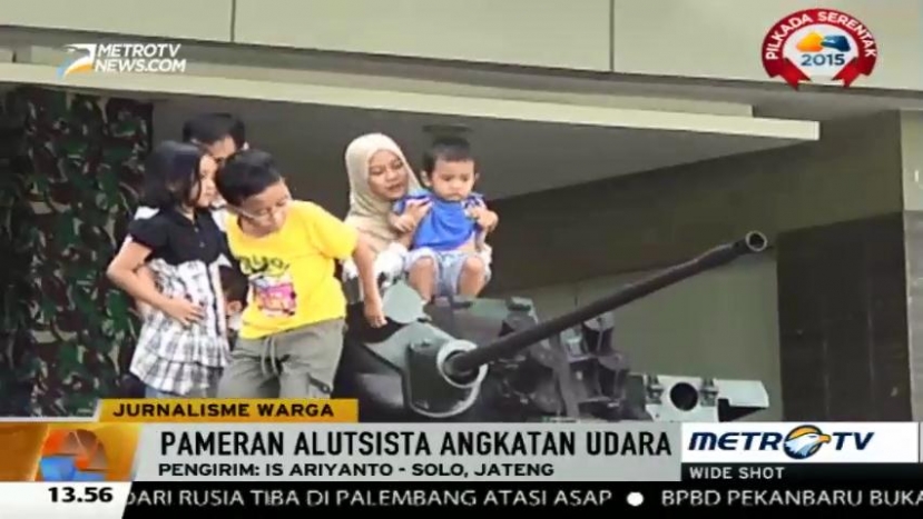 Pameran Alutsista Angkatan Udara di Solo Disambut Antusias