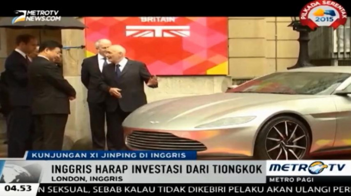 Pangeran William Perlihatkan Koleksi Mobil Sportnya kepada Xi Jinping