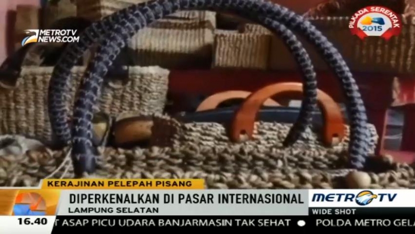 Berkarya dengan Limbah Pelepah Pisang