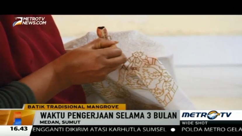 Ini Penampakan Batik Berbahan Mangrove yang Mendunia