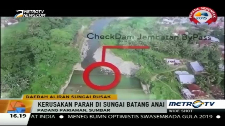 Penambangan Ilegal Rusak Aliran Sungai di Sumbar