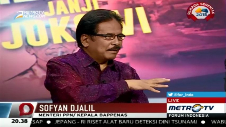 Sofyan Djalil Menilai Pembangunan Era Kini Ada Perubahan Paradigma 