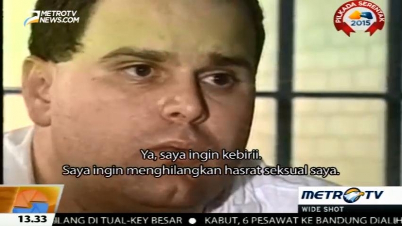 Tahanan Ini Justru Sukarela Minta Dikebiri