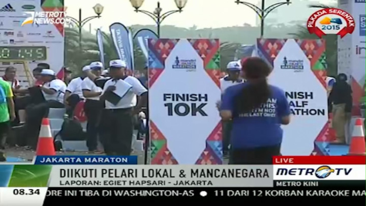 Ini Ruas Jalan yang Ditutup Selama Jakarta Marathon 2015