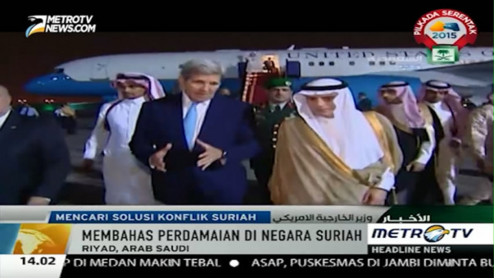 Menlu AS Temui Jajaran Kerajaan Arab Bahas Perdamaian Suriah