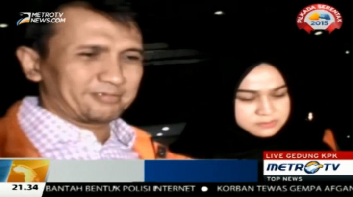 11 Jam Diperiksa KPK, Gatot dan Evy Enggan Beri Komentar