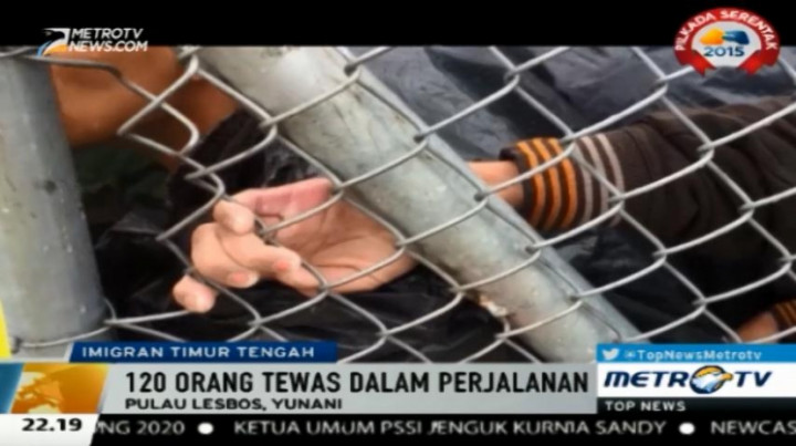 120 Imigran Tewas dalam Perjalanan Menuju Pulau Lesbos