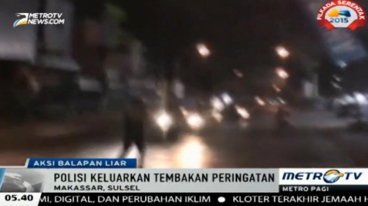 Polisi Bubarkan Aksi Balap Liar