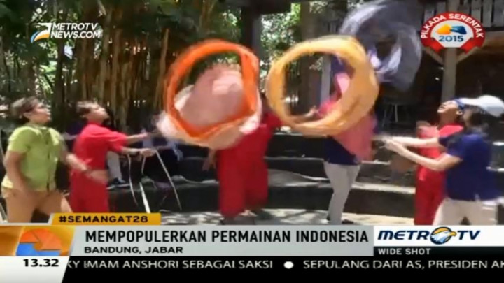 Asyiknya Main Permainan Tradisional bersama Komunitas Hong