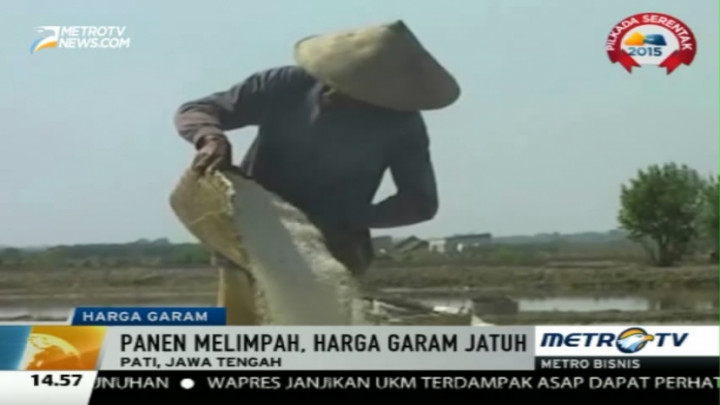 Kemarau, Petani Garam di Sumenep Raup Untung