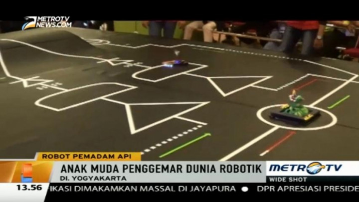 Ratusan Tim Pelajar Ikuti Kontes Robot Pintar Yogyakarta