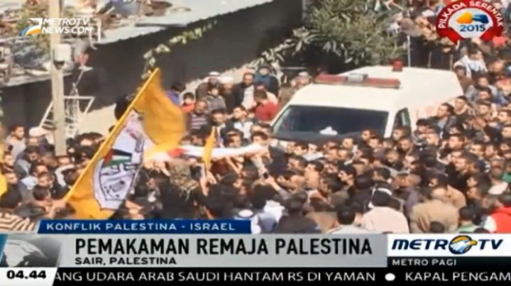 Pemakaman Warga Palestina, Korban Tewas Akibat Bentrokan