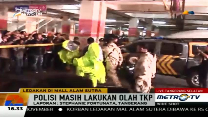 Ledakan di Mall Alam Sutera Berasal dari Tempat Sampah Toilet