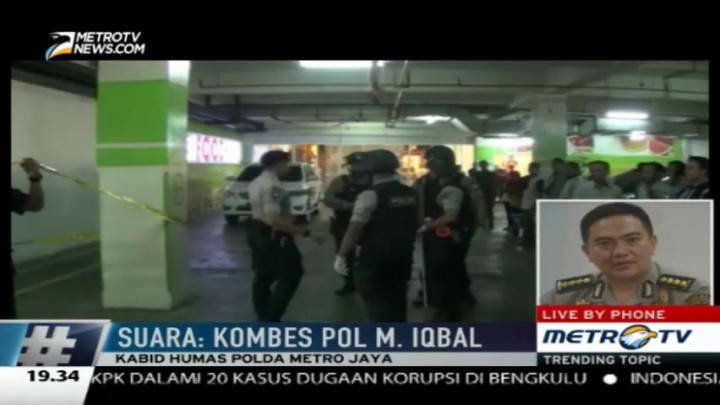 Polisi Tangkap Terduga Pengebom Mall Alam Sutera 