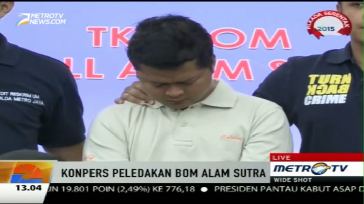 Pelaku Bom Mall Alam Sutera Tak Terkait Jaringan Teror