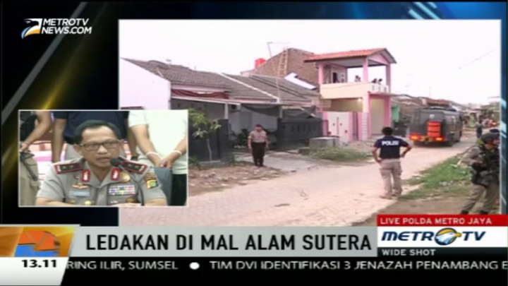 Ledakan di Alam Sutera, Kasus Bom TATP Pertama di Indonesia 