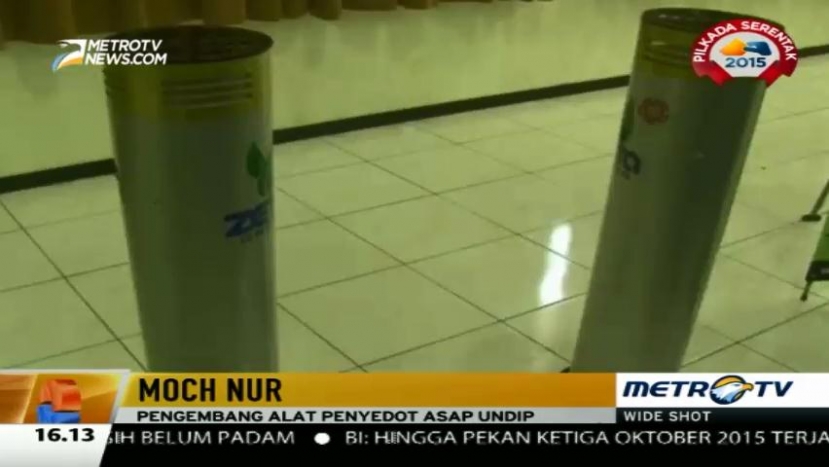 Peneliti Undip Perkenalkan Alat untuk Atasi Kabut Asap