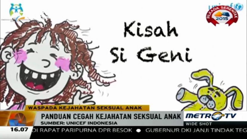 Kisah Si Geni, Video Edukasi Cegah Kejahatan Seksual pada Anak