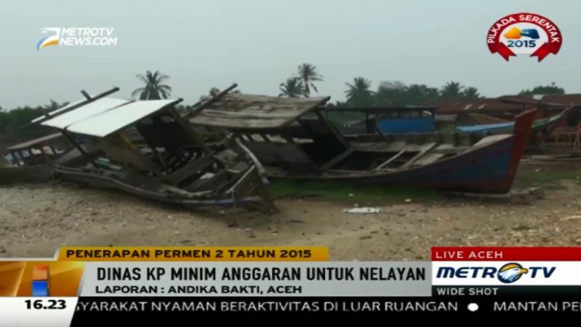 Kebijakan Menteri Susi Buat Nelayan Aceh Tamiang Tak Melaut