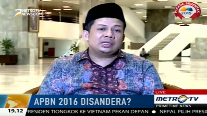 Fahri Hamzah: Alokasi Dana PMN Harus Ditunda di APBN 2016