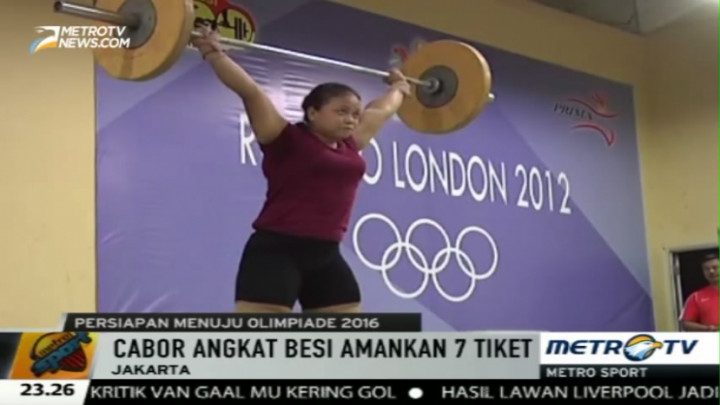 Olimpiade Rio 2016, Cabor Angkat Besi Loloskan 7 Atlet