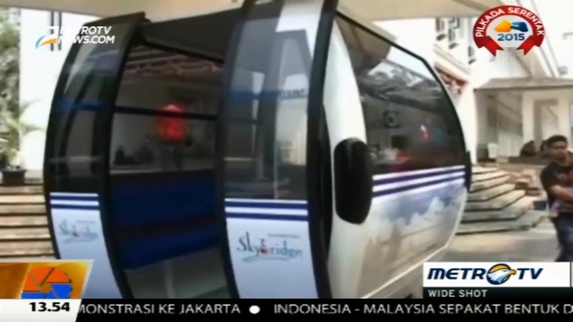 Bandung Punya Transportasi Modern Kereta Gantung