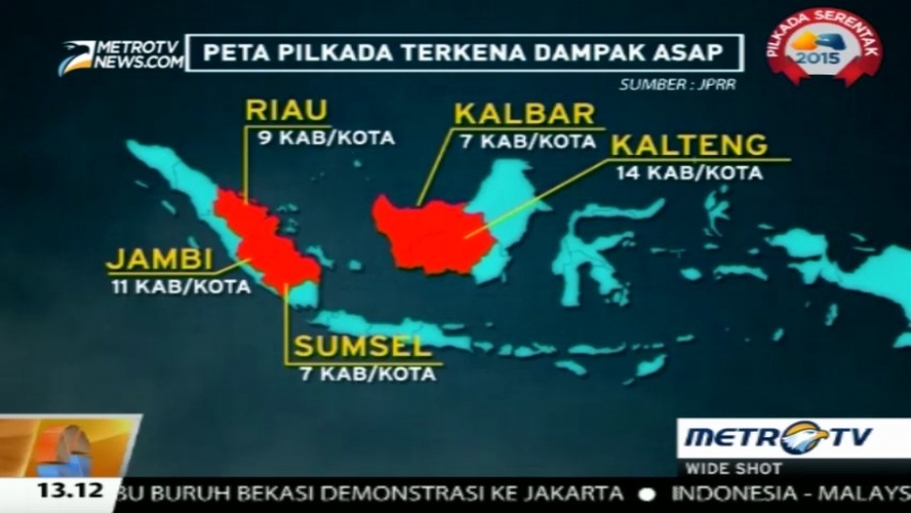 Kabut Asap Ancam Pelaksanaan Pilkada Serentak 