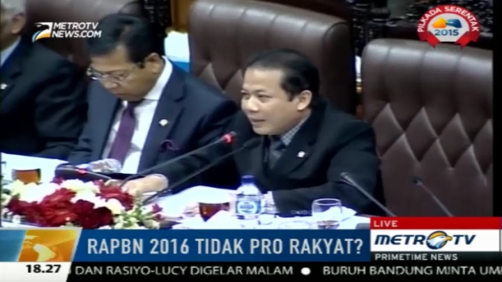 Pembahasan RAPBN 2016 Diskors