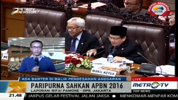 Sempat Alot, APBN 2016 Akhirnya Disahkan