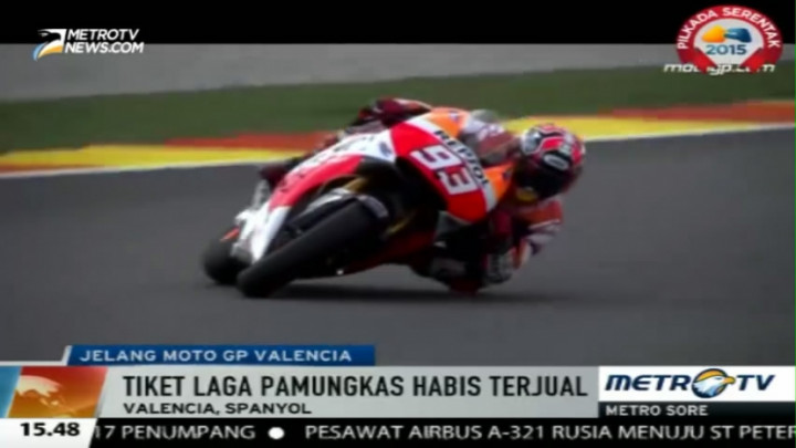 Tiket MotoGP Valencia Habis Terjual