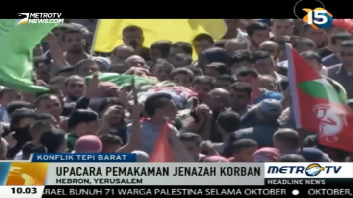 Bentrok Penduduk Palestina dengan Tentara Israel Memakan Korban